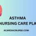 10 Asthma Nursing Care Plans|Plan of Care